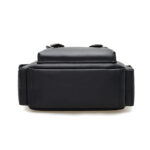 Cross-border Amazon British Vintage Soft PU Leather Backpack Casual Large Capacity Travel Belt Buckle Backpack