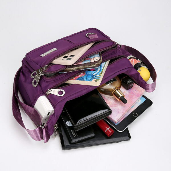 New nylon handbags Messenger bag waterproof Oxford cloth bag backpack diagonal bag canvas shoulder bag business collection wallet