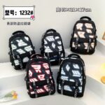 Casual and versatile backpack men's lightweight and large capacity travel backpack junior high school high school students school bag factory wholesale