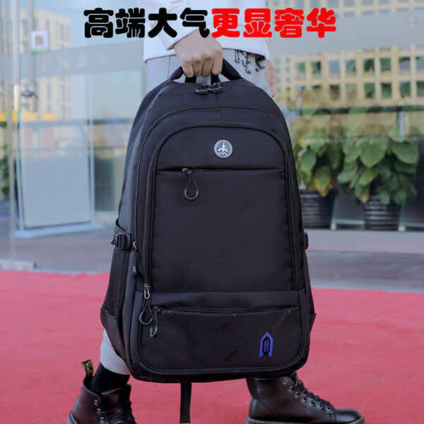 Wholesale backpack male dropshipping casual trend large capacity simple notebook business trip computer bag travel luggage