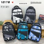 Casual and versatile backpack men's lightweight and large capacity travel backpack junior high school high school students school bag factory wholesale