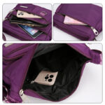 New nylon handbags Messenger bag waterproof Oxford cloth bag backpack diagonal bag canvas shoulder bag business collection wallet